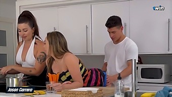 Best Friend Of My Girlfriend Came Over For A Few Days And We Had Sex Until We Decided To Try A Threesome.